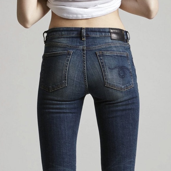R13 Kate skinny jeans Vintage Indigo 25 - Picture 9 of 16